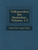 Книга Volksm Rchen Der Deutschen, Volumes 1-2