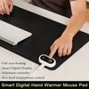 Electric Heated Mouse Pad Waterproof Desk Mat 5-Step Temperature Control Large Heating Mouse Mat For Office Computer Keyboard
