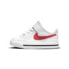 Court Legacy TD White University Red Baby Sneakers Black DA5382-105