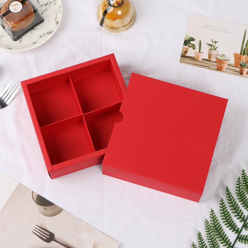 10 шт. Простые упаковочные коробки, черные коричневые бумажные подарочные коробки для кексов, маленькие коробки для печенья, мини-коробки для тортов на свадьбу и День святого Валентина, упаковка подарков