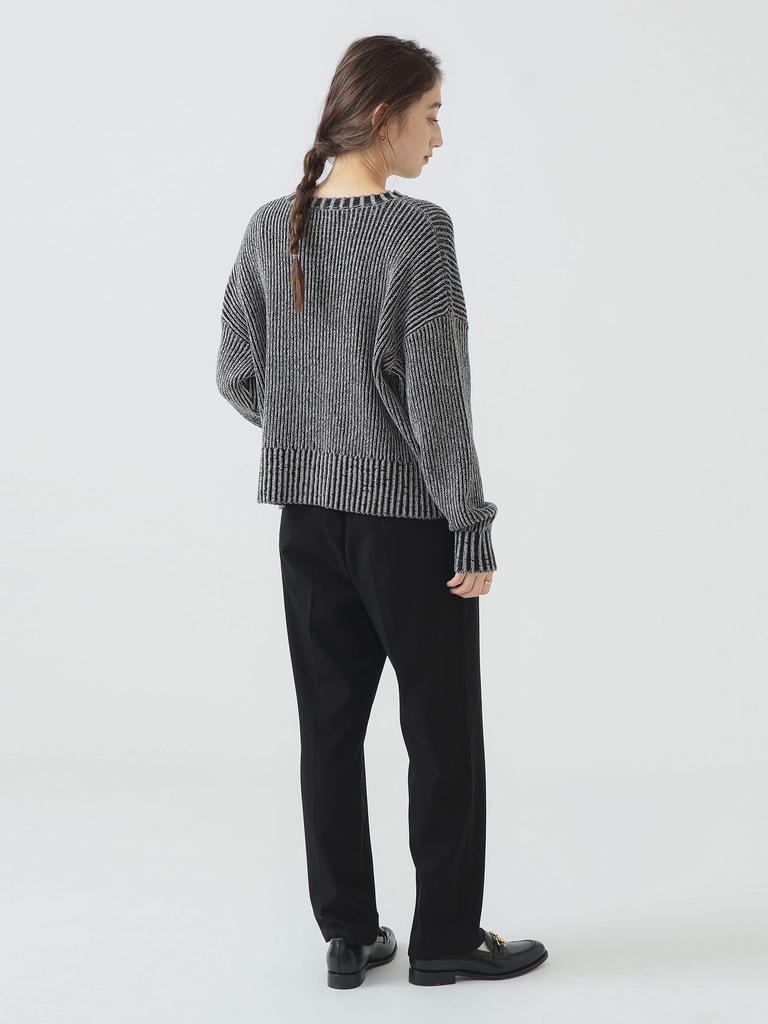 В:MING LIFE STORE by BEAMS Женские легкие брюки с флисовой подкладкой, размер S, черный