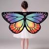 Halloween Cape Realistic Looking Vibrant Color Breathable Ultra-Light Easy-wearing Dress Up Chiffon Halloween Butterfly Wings Toddler Cosplay Costume