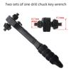 Dual Function Ratchet Drill Chuck Key and Wrench
