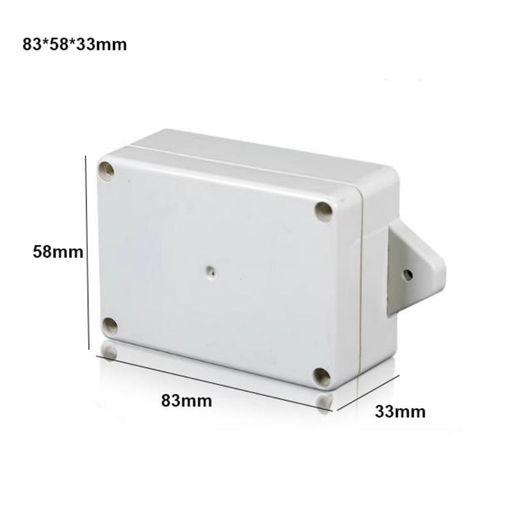 White Black Storage Case ABS Plastic Housing Instrument Case Electronic Supplies