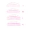 4 Pairs Lace Perm Eyelash Extensions Silicone Pads Self-Adhesive Striped Gaskets Professional Eyelash Perming Tool 4 Color