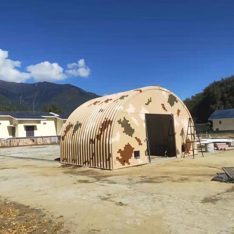 Stealth Leopard Corrugated Modular Structure