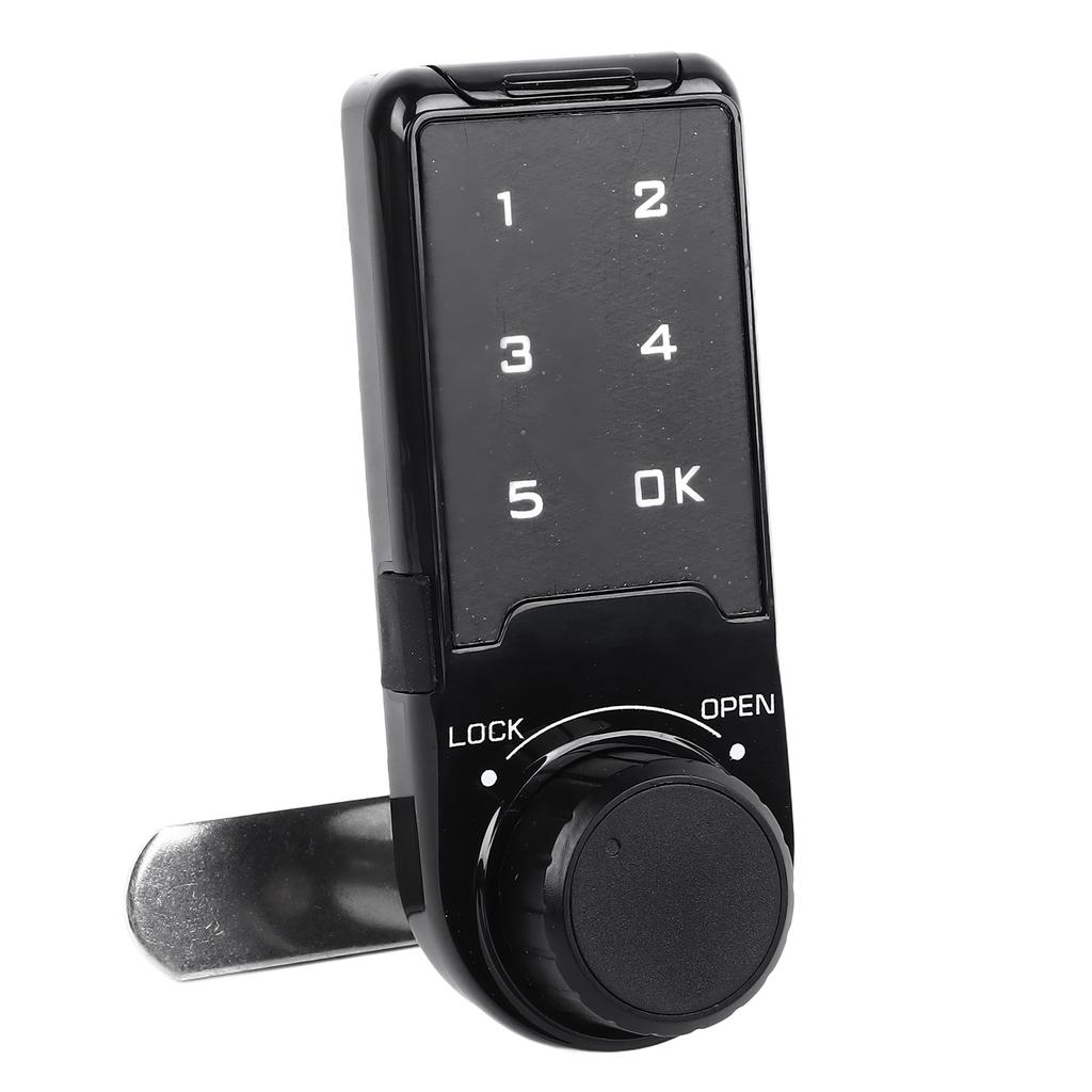 Сенсорная цифровая парольная клавиатура Замок для шкафа 20 мм Черный Электронный Противоугонный Засов для ящика