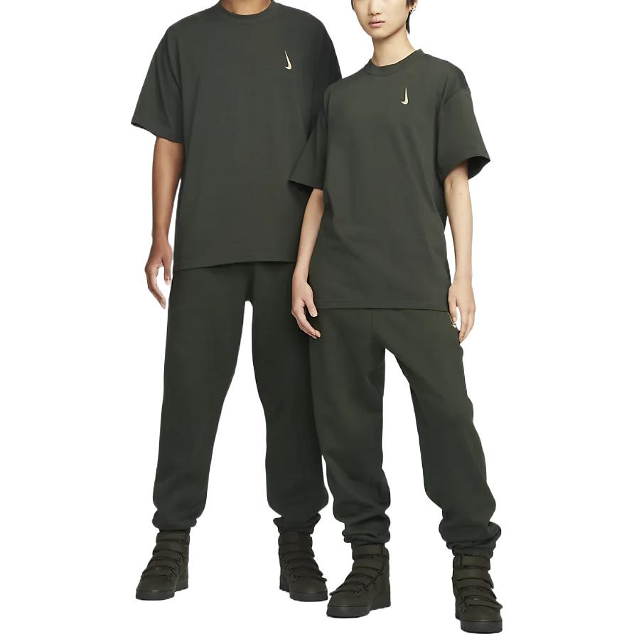 Nike Футболка X Billie Eilish Топы унисекс с секвойей/грибами Зеленый DQ7755-355