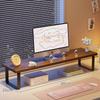 Adjustable Desktop Monitor Stand Riser Laptop Screen Ergonomic Workspace Organizer White Wood Black Walnut
