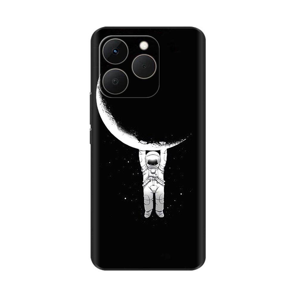 Для Realme 15T 5G Чехол Мягкий Силиконовый Бампер Мультяшный Цветок Череп Рисунок Задняя Крышка Для Oppo Realme 15T 15 T Чехлы Для Телефона Funda