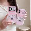 Противоударный чехол Sanrio с сердцем и кошкой KT для iPhone 14/13/12/11/10 Pro Max