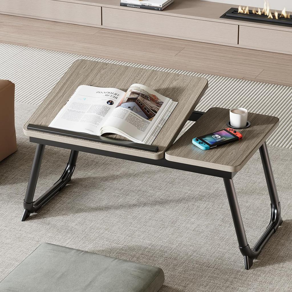 NEW Multifunctional Folding Table with Adjustable Angle from To Adjustable Small Folding Bedside Small Mini Perfect for Single Folding Low PC 55cm