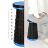 Folding Stool Heavy Duty Collapsible Telescoping Stool with Load , Portable Retractable Stool for Camping Fishing