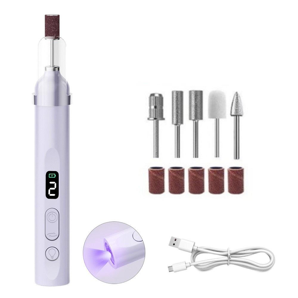 Handheld Electric Nail Polisher Rechargeable Nail Sanding File Dead Skin Removal