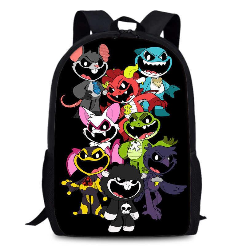 Poppy Chapter Playtime 4 Durable Bookbag 15in Laptop Anime Backpack Oxford