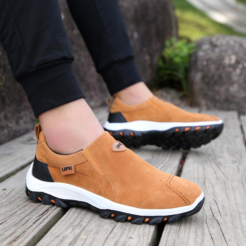 Fashion New Large Size Men's Thick Sole Comfortable Hiking Shoes Comfortable Sports Anti-slip Wear Men's High Quality Hiking Shoes