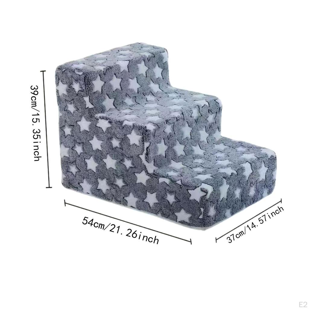 Pet Staircase with Removable Cover, Ideal for Dogs And Cats