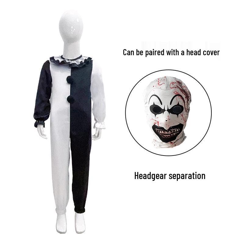 Детский боди клоуна, похищающего души - Хэллоуинский костюм ужасов для ролевых игр и сцены