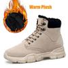 Зимние новые мужские ботильоны, зимние ботинки, меховые плюшевые теплые уличные кроссовки, ботинки, мужские классические модные ботинки-дезерты, повседневные ботинки, Botas Hombre