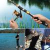 SANLIKE Fishing Rod Includes Spinning Fishing and Storage Telescopic Carbon Fiber Fishing Portable Set for Sea Set, 2.1m, Reel, Bait, Line, Bag. Rod,