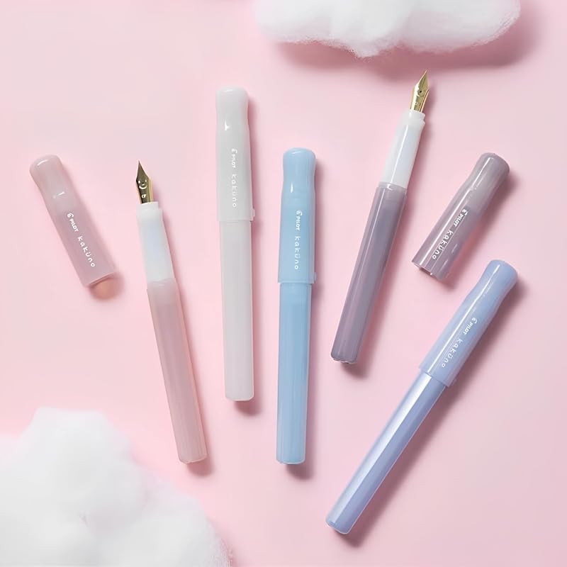 Перьевая ручка PILOT pilot Kakuno slumber color series (розовый, Строчная буква F)