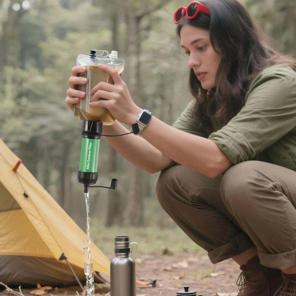 Straw Mini Water Filter Straw Mini Drinking Water Filtering Straw Emergency