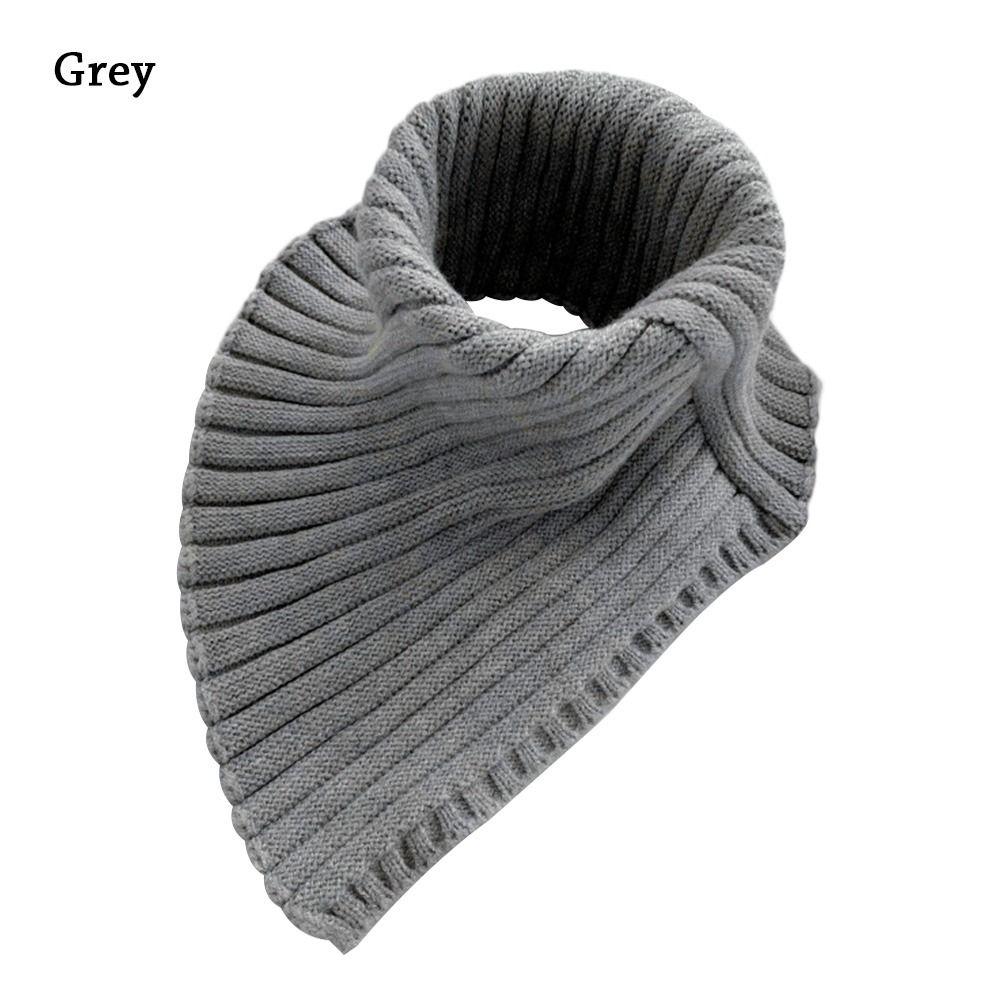Winter Windproof Detachable Neck Warmer Knitted Fake Collar Scarf Turtleneck
