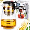 Glass jug with trigger tea infuser 960 ml