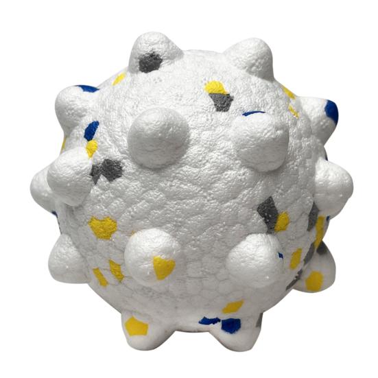 Неразрушимая игрушка для жевания собак. Прочный мяч для прорезывания зубов у собак, для агрессивных любителей жевать. Интерактивные прыгучие мячи из попкорна для больших, средних и маленьких собак.