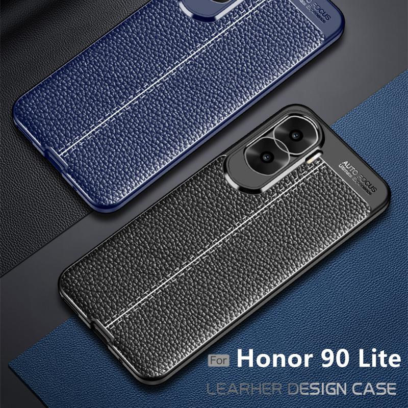 Для Honor 90 Lite Чехол Honor 90 Lite Capas Новый телефон Бампер Противоударный Мягкий TPU Кожаный Чехол Huawei Honor 90 Lite