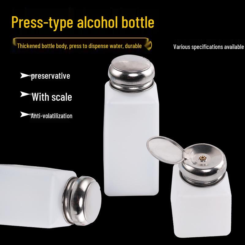 Press-Type Anti-Static Plastic Alcohol Bottle: 100ml, 200ml, 250ml for Board Washing