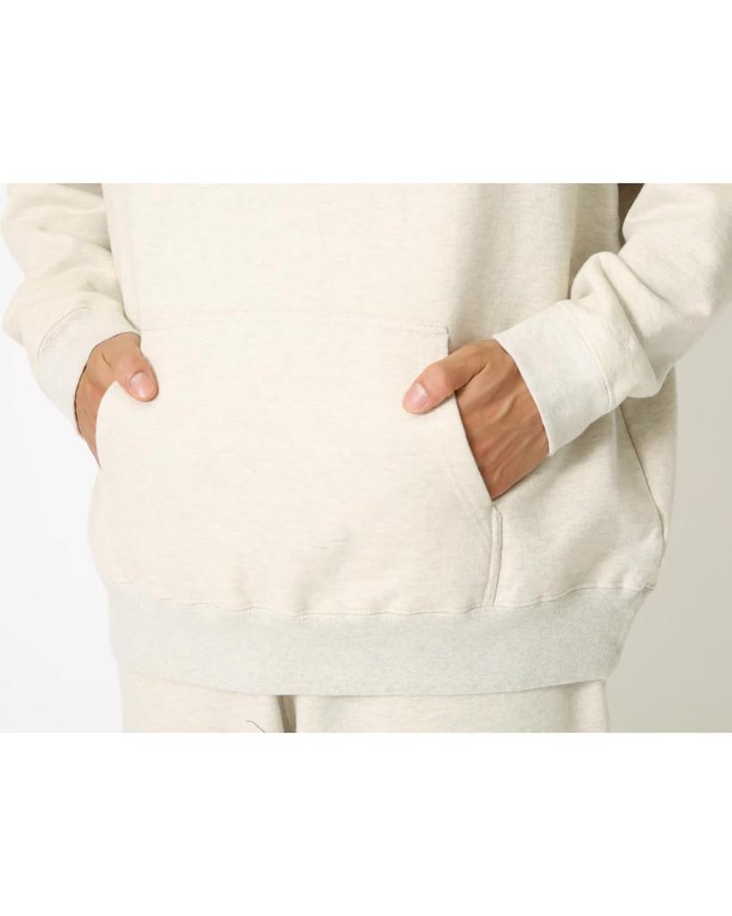 Толстовка с капюшоном из переработанного хлопка, толстовка с капюшоном, овсянка [Snow Peak]