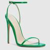 Sexy Women's Sandals Summer Shoes 2025 Ankle Strap Stiletto High Heels Green Nude Black Wedding Dance Dress Shoes Big Size 45