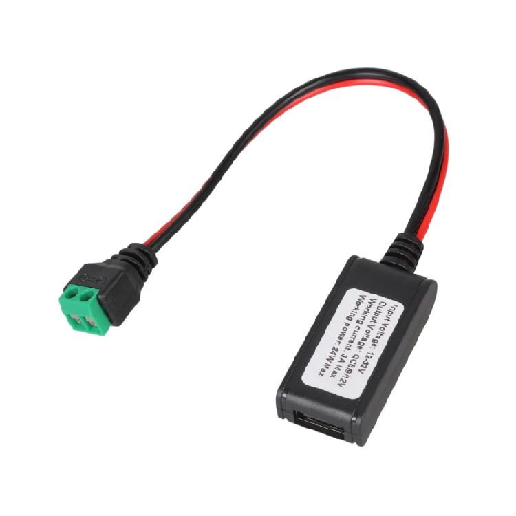 Понижающий USB-кабель для зарядки, Преобразователь DC12V-32V в 5V 9V 12V Выход, С защитой от перегрузки по току