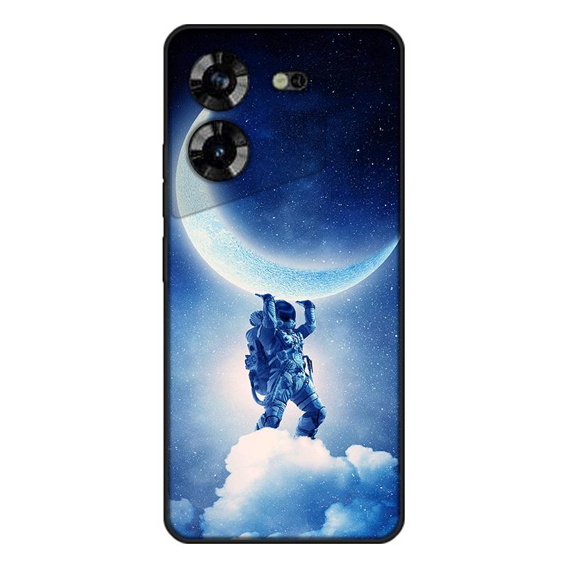 Для мягкого силикона для tecno pova 5 Чехол Окрашенная задняя крышка из ТПУ tecno pova 5 Корпус