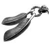 [СТЕРЛИНГОВОЕ СЕРЕБРО 925] Кулон-перо для мужчин и женщин с цепочкой AMTHBNE-001