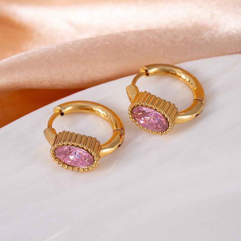 Высококачественные серьги-звезды из нержавеющей стали с винтажными изумрудами и цирконами