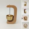 Brass Wood Shopkeepers Bell Loud Sound Front Door Hanging Bell Wind Chime Magnetic Door Opening