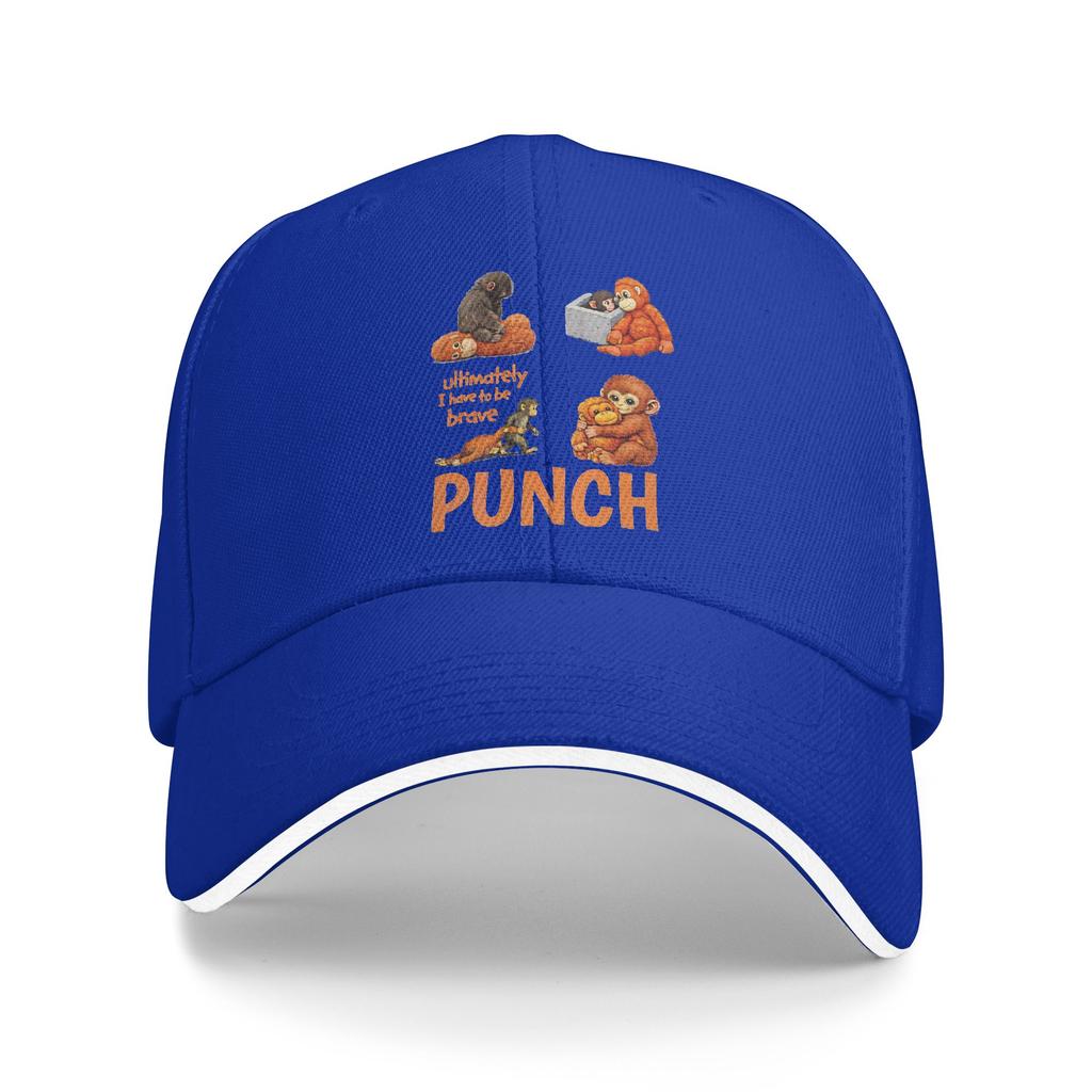 Summer Casual Baseball Cap Baby Punch Monkey Lonely Punch Monkey Hiking Fishing Hip Hop Hats For Men Women Design Snapback Cap