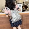 Niche Design Drawstring Pleated Backpack, Casual Backpack, Large-capacity Fashionable Schoolbag