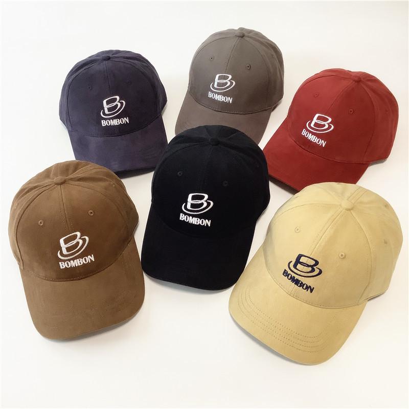 Autumn polished hat women's American letters simple baseball cap men's versatile sun hat couple casual cap tide