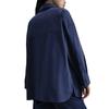 Nike Спортивная одежда SS25 Chill Poplin Swoosh Повседневная мода Простая универсальная рубашка с длинным рукавом Женские рубашки HJ0716-410