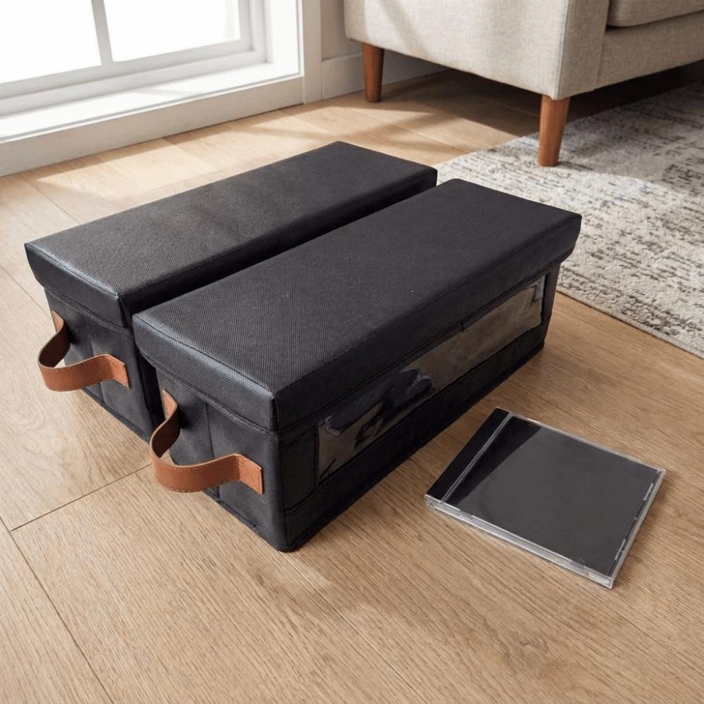 Dust-proof Visible Window CD Storage Box Large Capacity CD Case CD Box Audio Collection