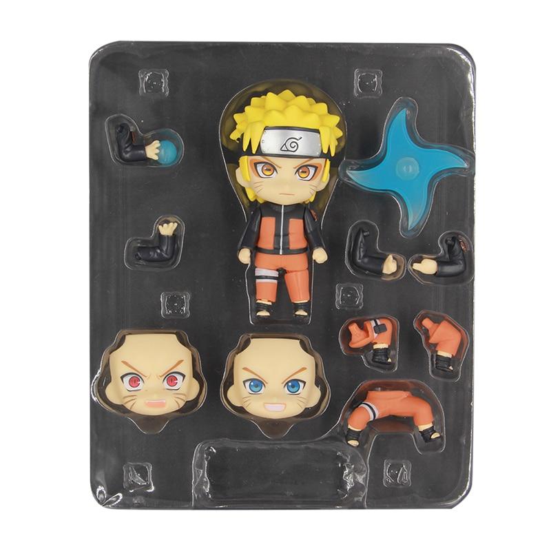Naruto Model Toys Naruto Figure Cartoon Anime Clay Face Changing Whirlpool Animation Hand Made Q Version Gift Figma Figurines