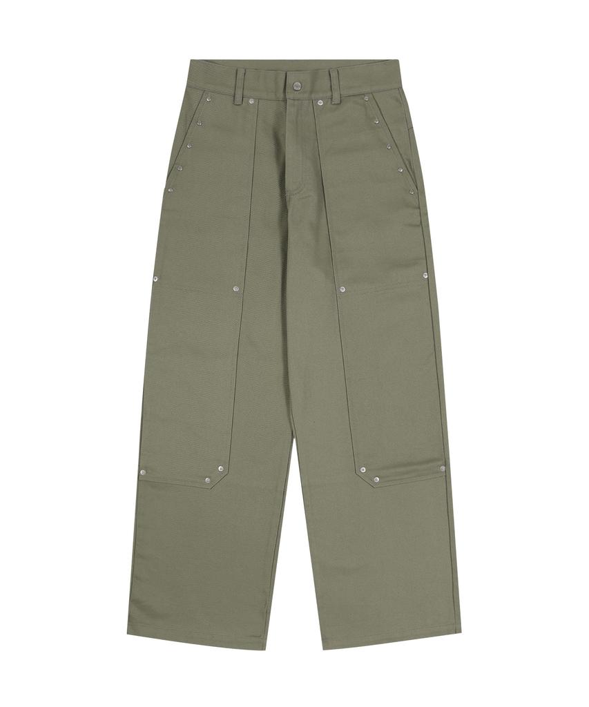 KAIFAI Star Carpenter Pants (Khaki Beige) K25Zc177