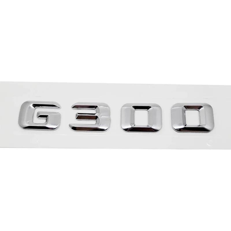 3D Letter Car Sticker Modified Tail Trunk Emblem Badge for Mercedes Benz G Class G63 G65 G200 G230 G300 G350 G400 G500 G550 AX1