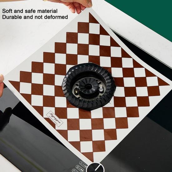Fireproof Gas Stove Mat Keep Clean Oil-proof High Temperature Resistant Protection Anti-oil Pad Kitchen Supply