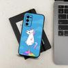 Unicorn cartoon Cute Phone Case For Samsung S24,S21,S22,S23,S30,Ultra,S20,Plus,Fe,Lite,Note,10,9,5G Black Soft Cover