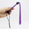 Small Whips 100G 39CM Transparent Handle Rubber Tassel Tail 6colors SM BDSM Stuff Adult Products Sex Toys Couple Flirting Ass Pumping