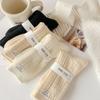 Утолщенные термоноски длинные дышащие теплые носки женские чулки